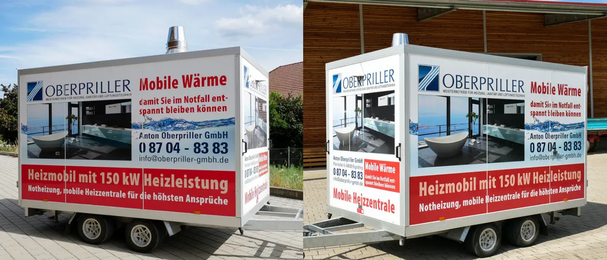 Mobile Heizanlage © Foto: Oberpriller GmbH