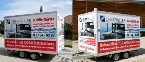 Mobile Heizanlage © Foto: Oberpriller GmbH